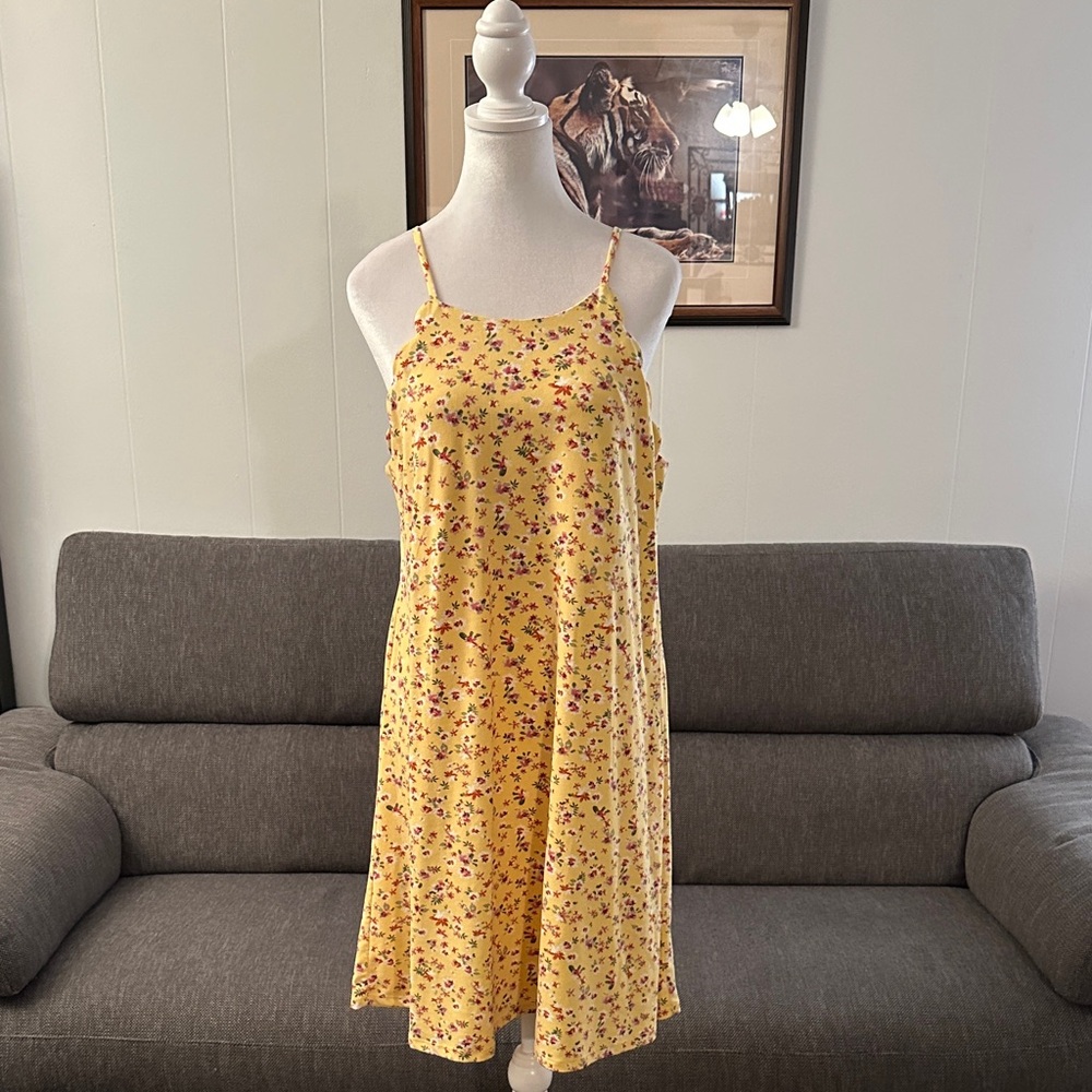 Yellow Floral Sundress